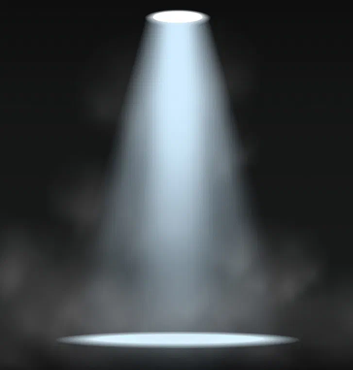 a beam of light