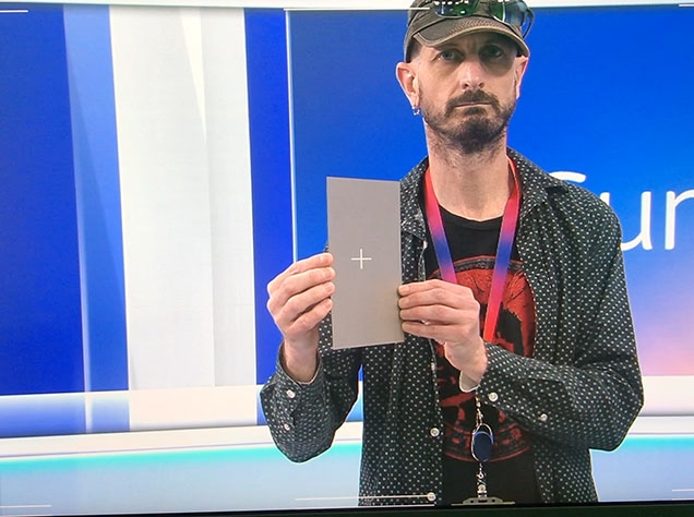 Testing wall material Testing wall material